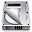Internal Drive Half Open Icon 32x32 png